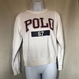 POLO crop crewneck